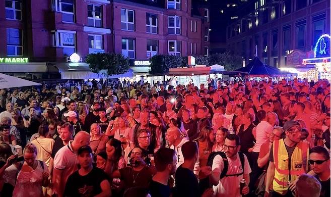 Partystimmung beim Bergedorfer Stadtfest