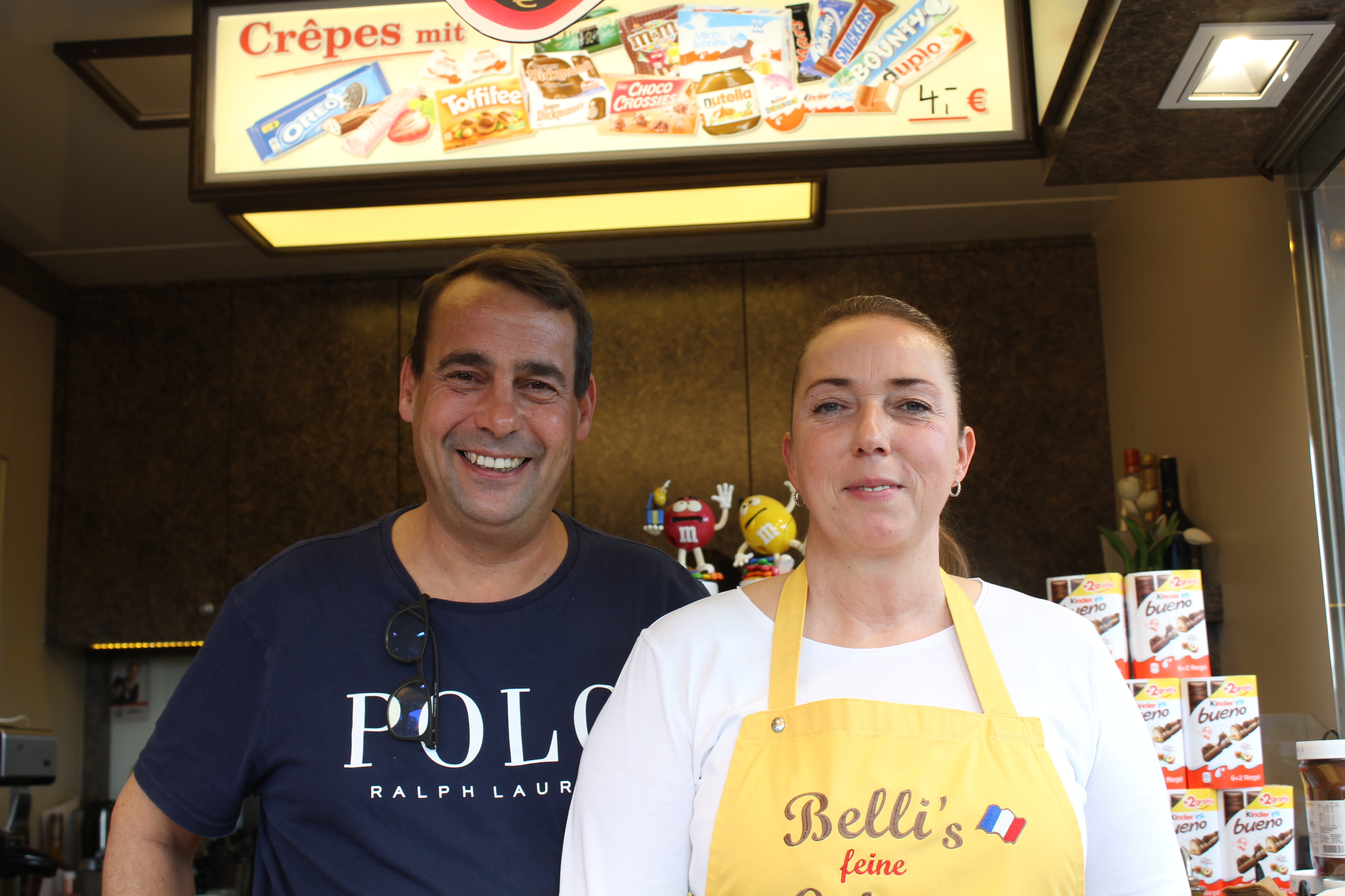 Mit Leib und Seele bei der Arbeit: Schausteller-Ehepaar Sascha und Bianca B.