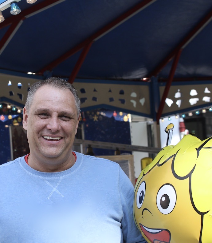 Das Kinderkarussell im Einkaufszentrum
